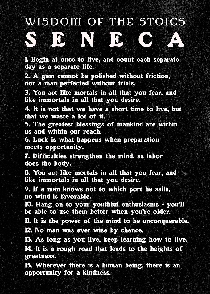 Seneca Stoics Wisdom