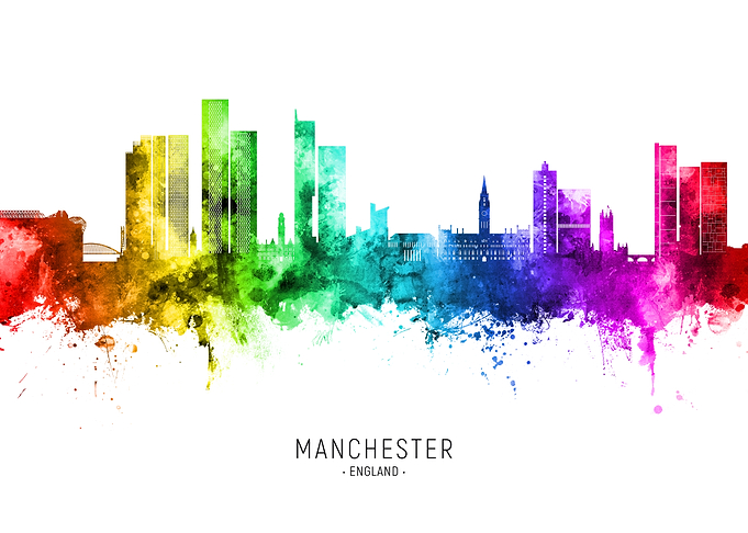 Manchester Skyline England