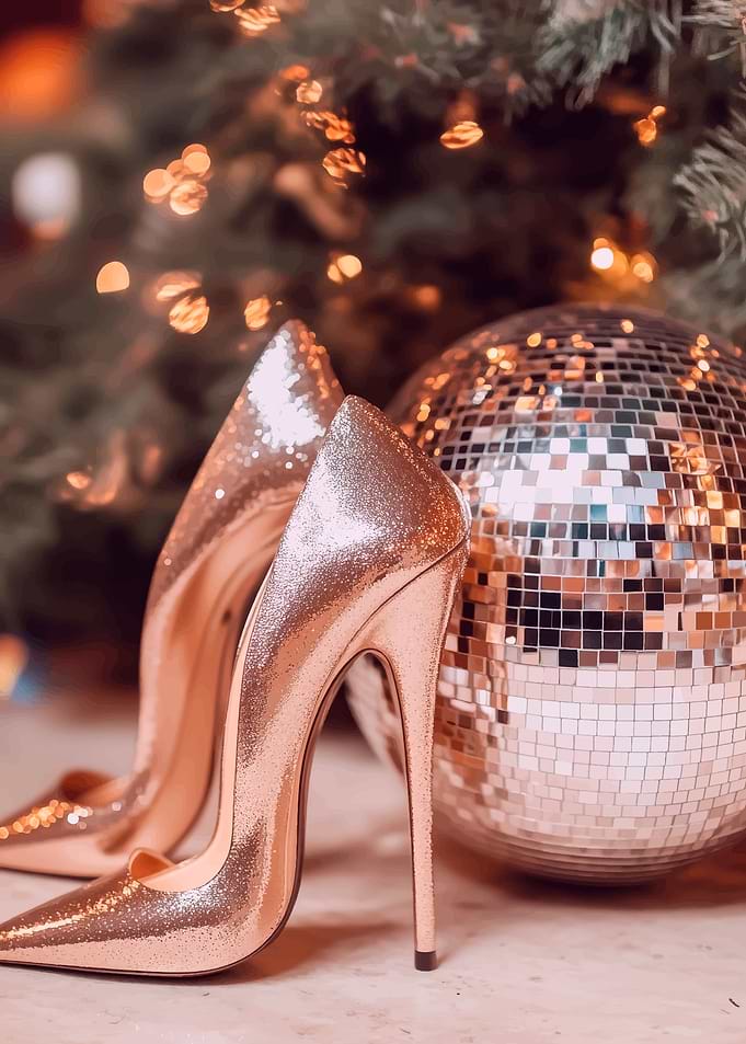 Sparkly Heels and Disco Ball