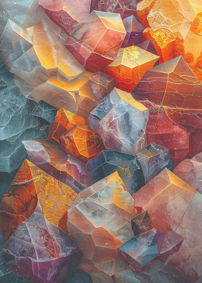 Crystalline Abstract Art