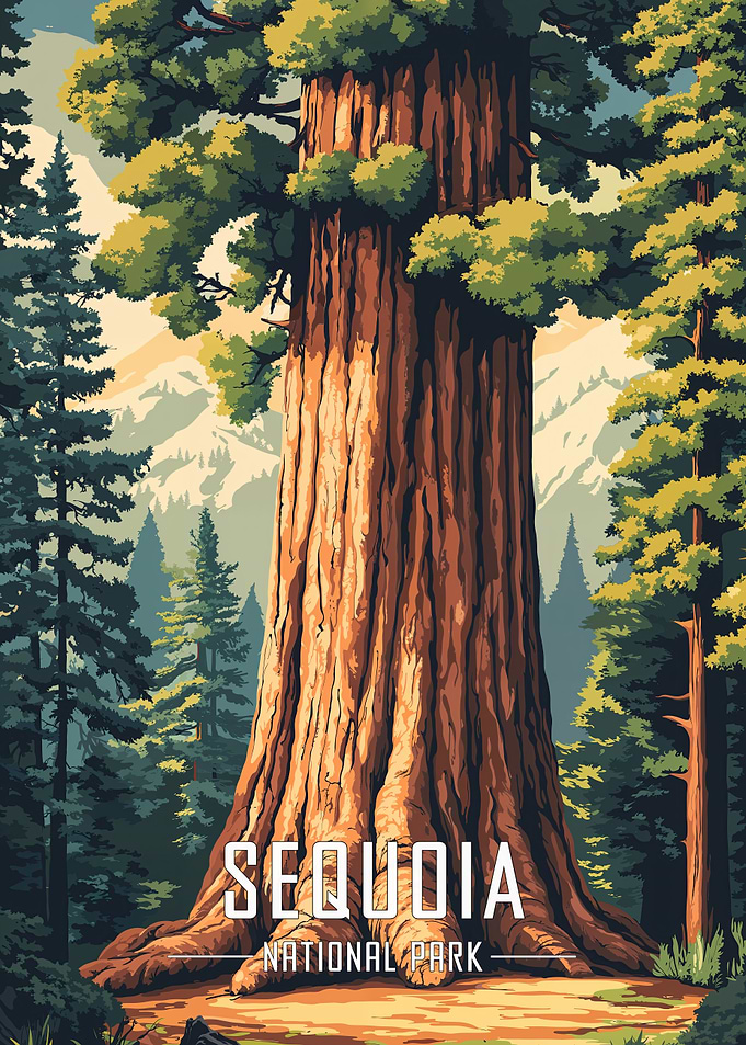 Sequoia National Park Poster