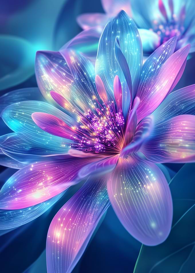 Glowing Flower