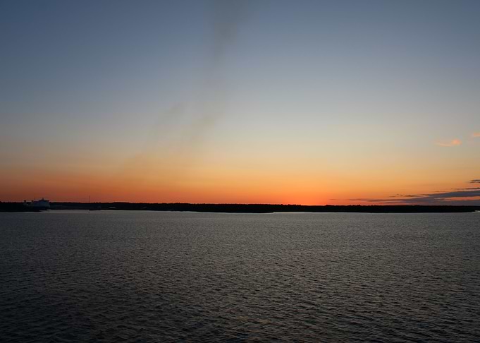 Sunset Over Water