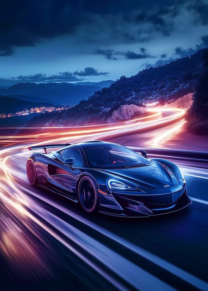 McLaren 720S Night Drive