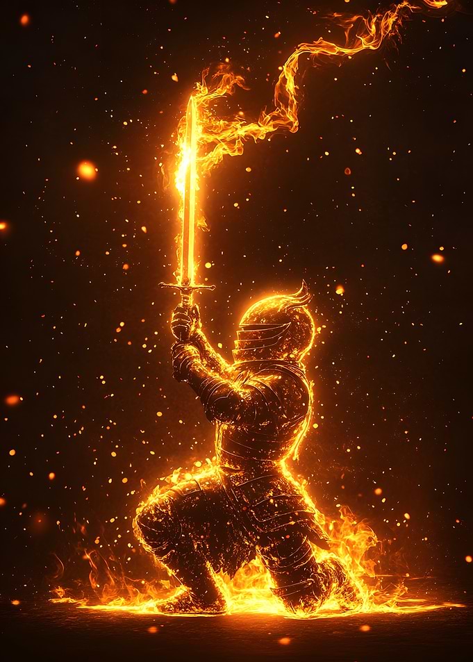 Fiery Knight