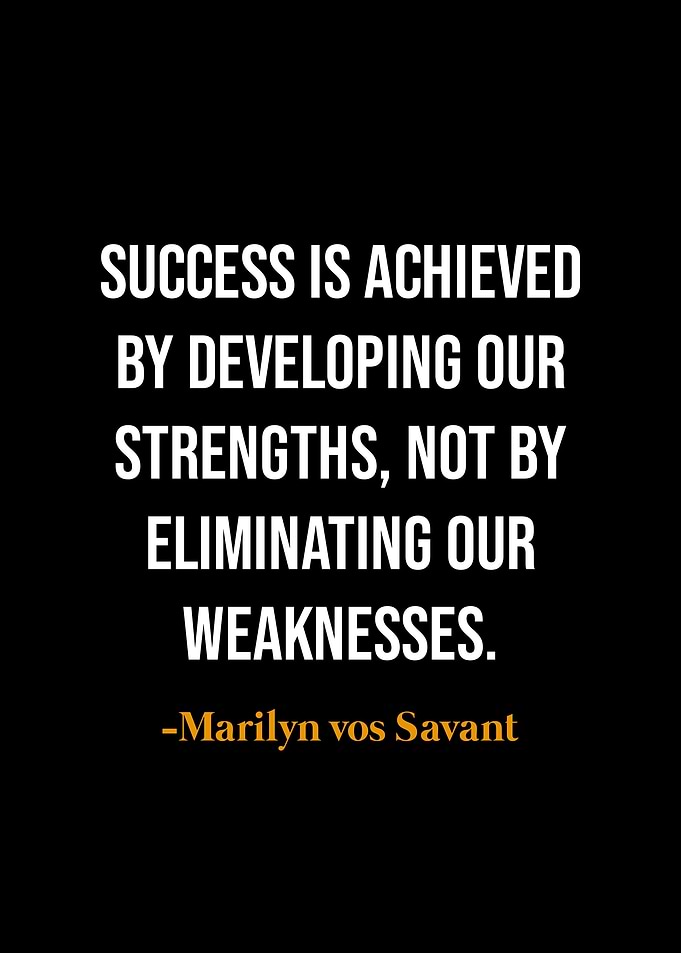 Success Quote - Marilyn vos Savant