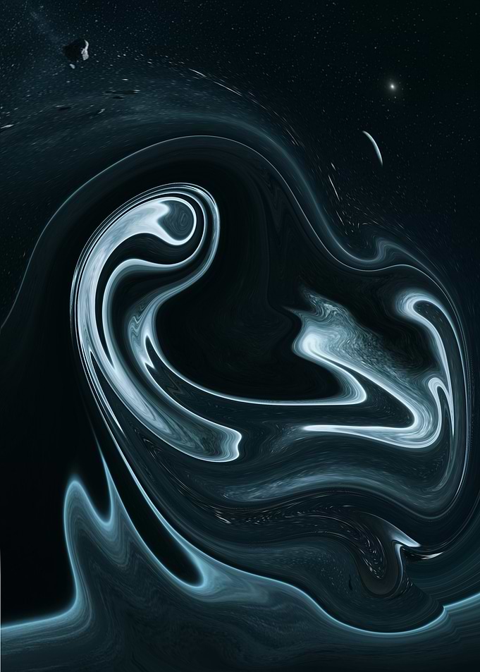 Abstract Swirling Galaxy
