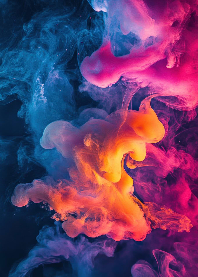 Abstract Ink Swirls