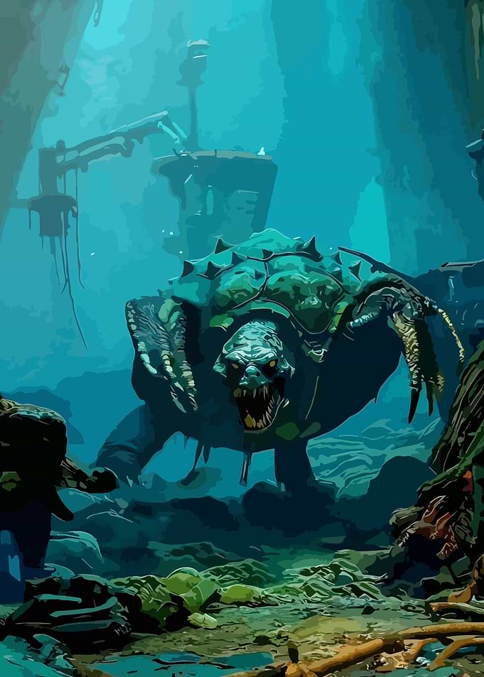 Giant Turtle Monster