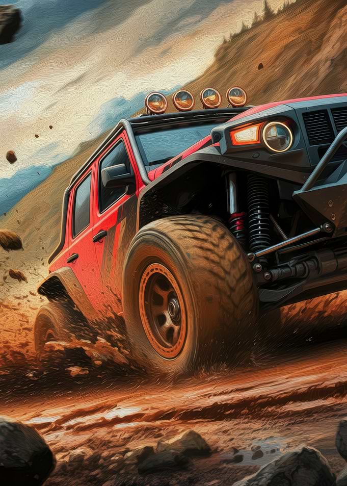 Red Off-Road Truck