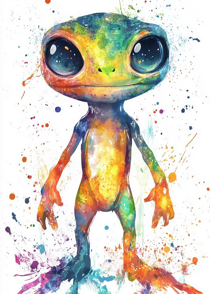 Colorful Alien Creature