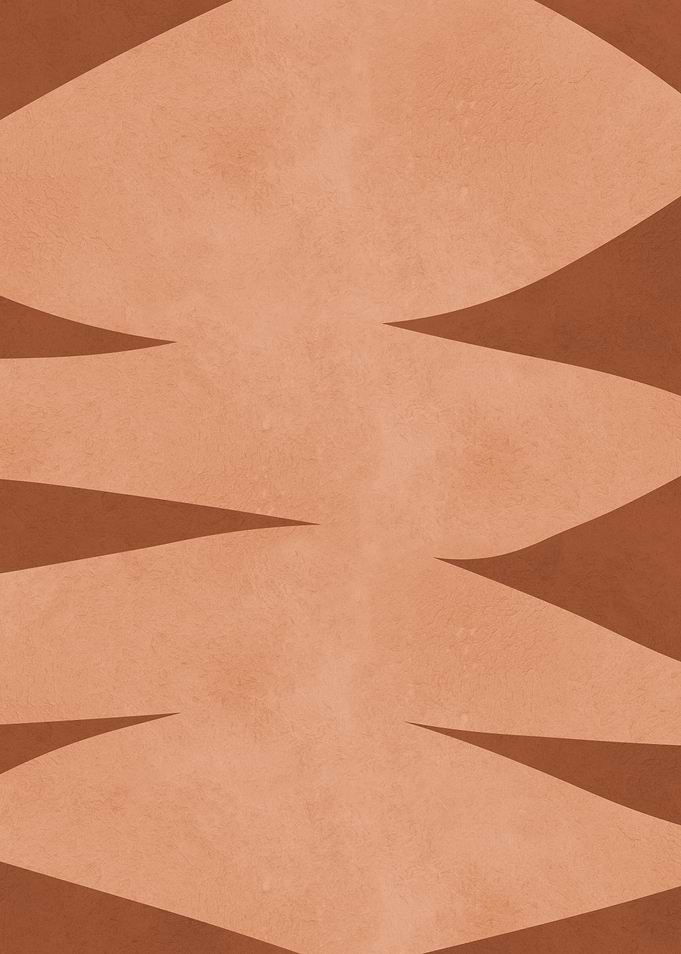 Abstract Terracotta Art