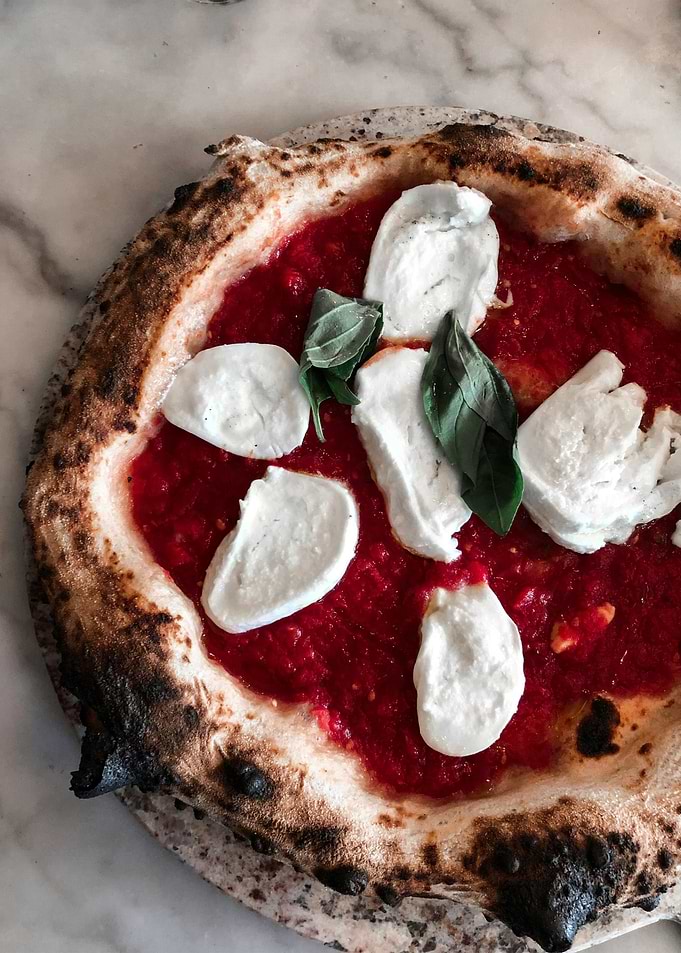 Margherita Pizza with Basil
