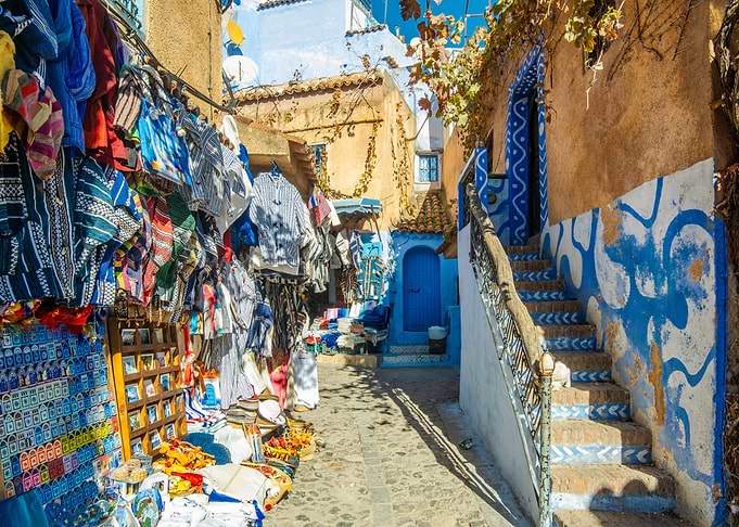 Blue City Alleyway