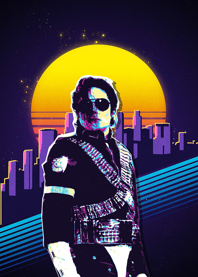 Michael Jackson Retro 80s