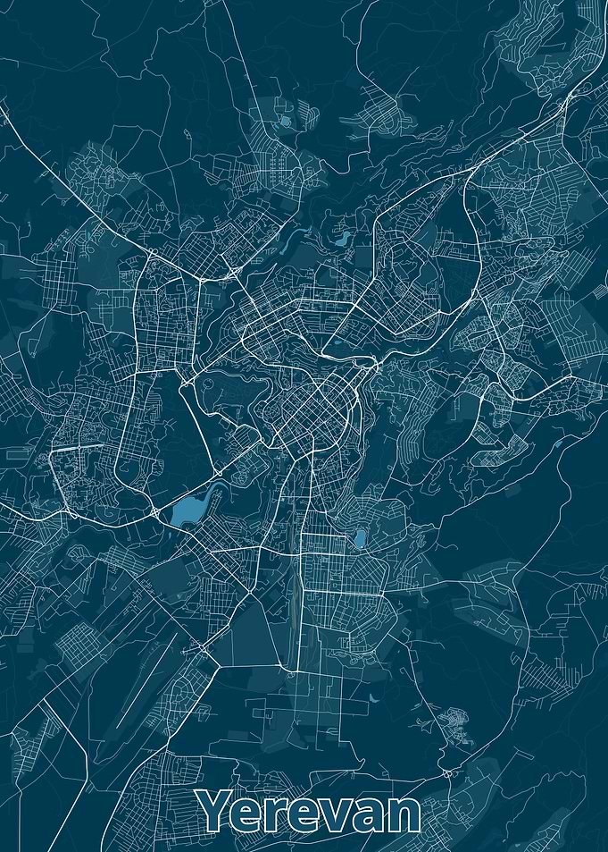 Yerevan City Map