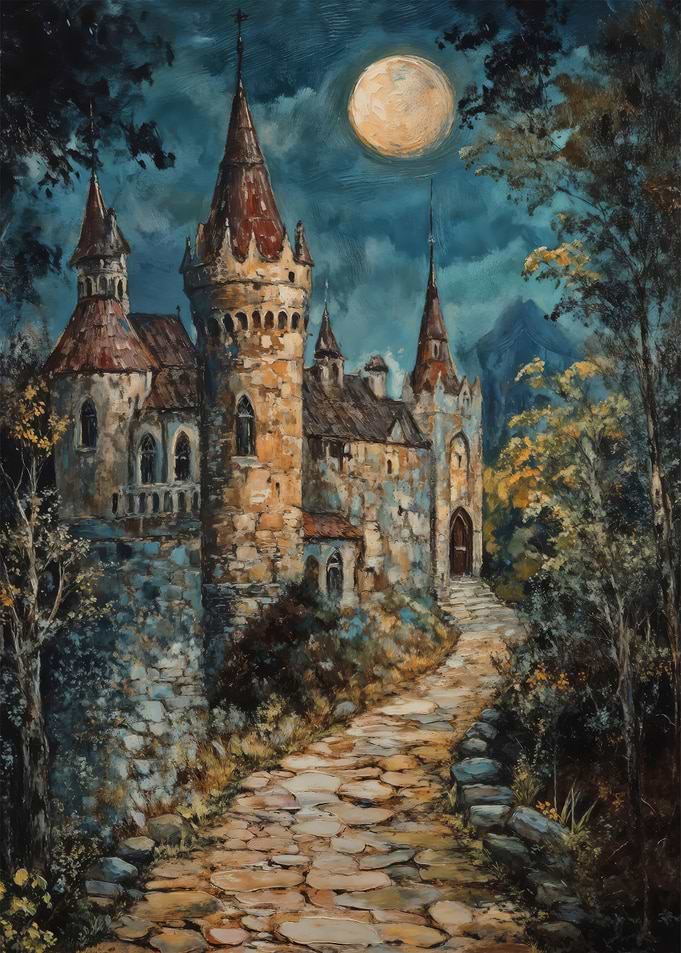 A Castle in Night