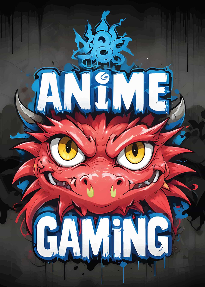 Anime Gaming Dragon Logo