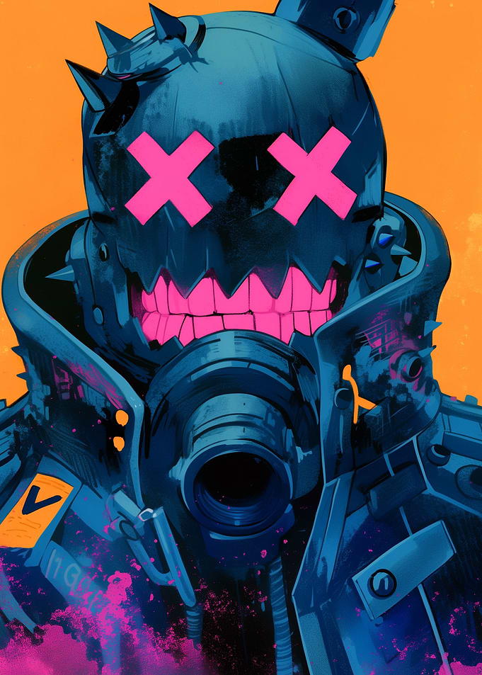 Cyberpunk Skull Mask