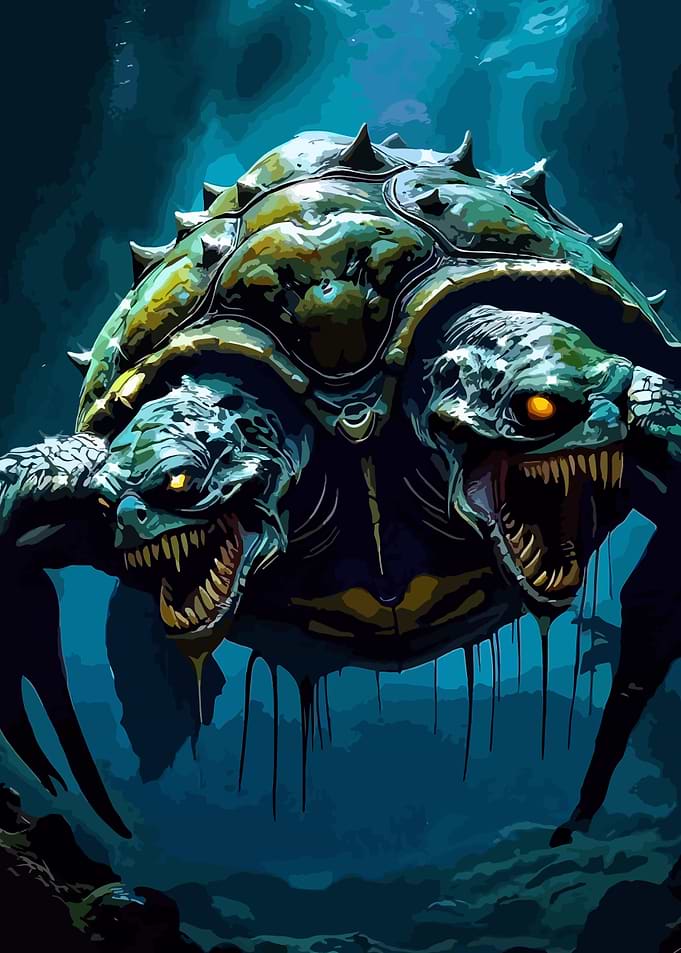 Three-Headed Sea Monster