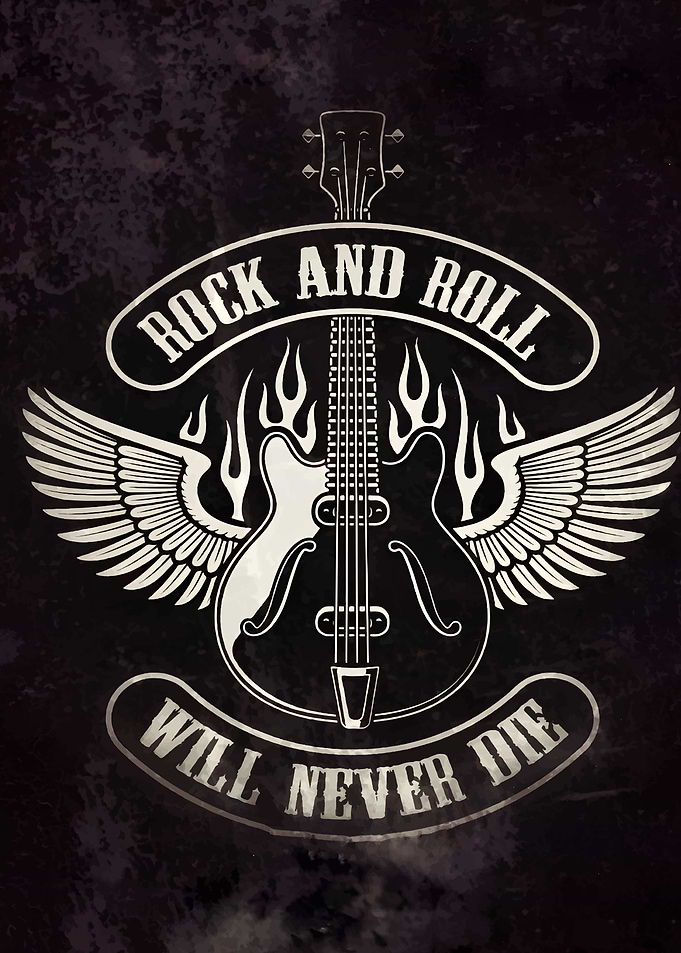Rock and Roll Guitar Wings