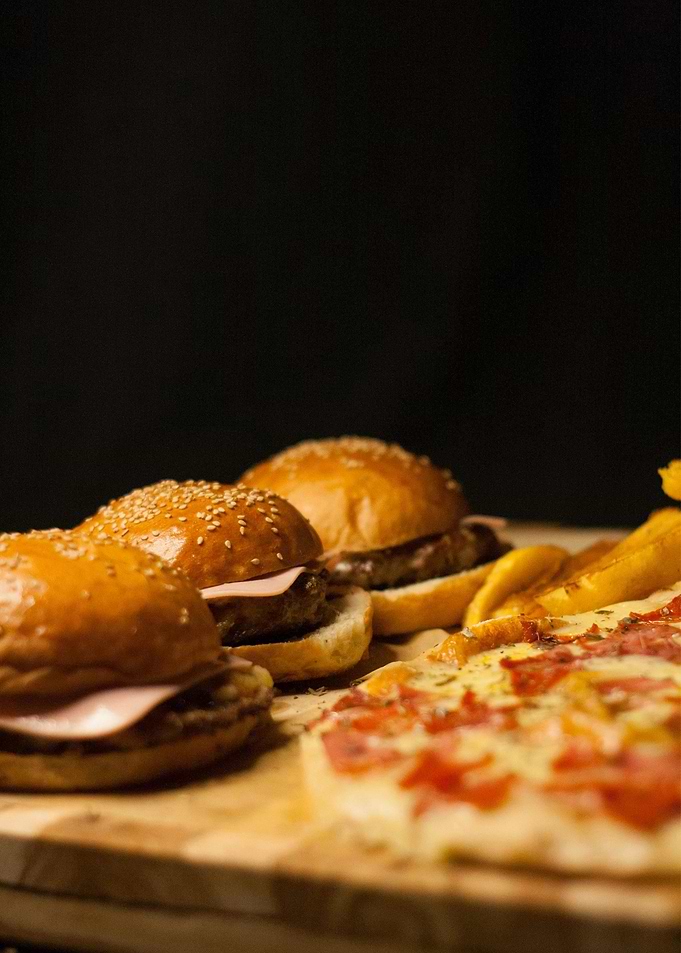Pizza and Burgers