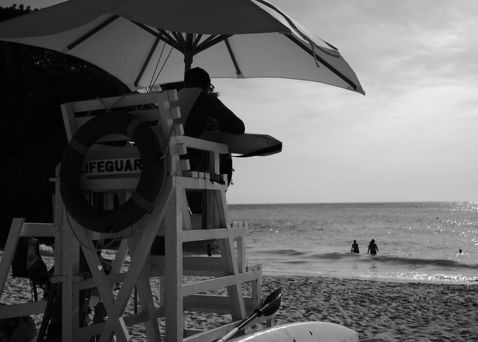 Lifeguard Stand on Beach