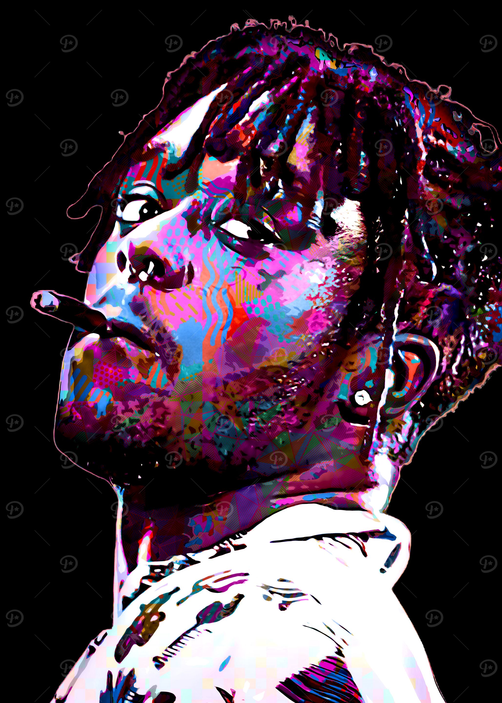 Lil Uzi Vert Style Pop Art