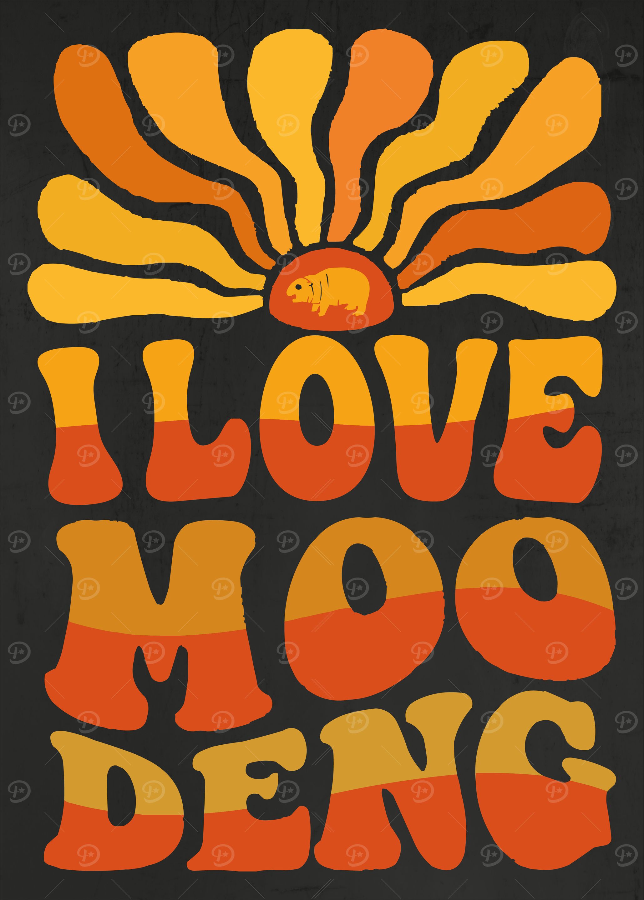 I Love Moo Deng