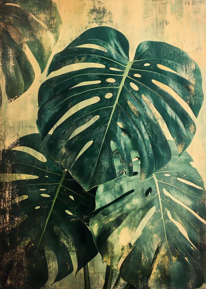 Tropical Leaf Art Print