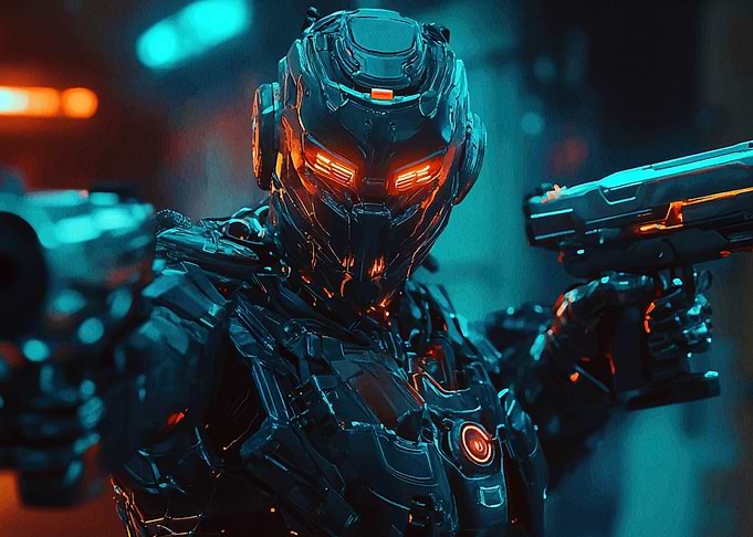 Cyberpunk Soldier