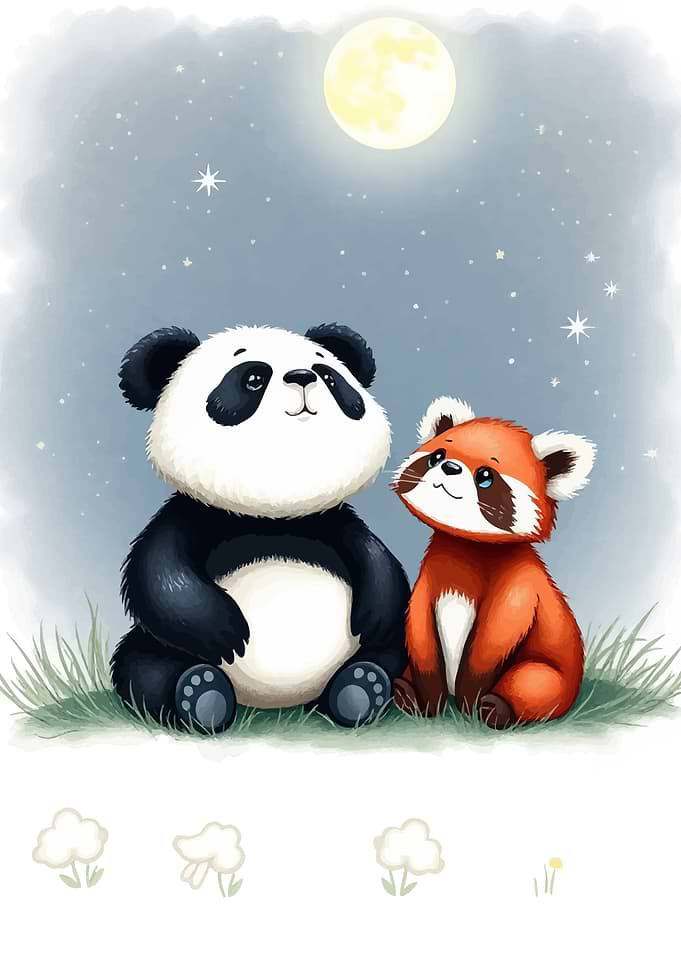 Panda and Red Panda