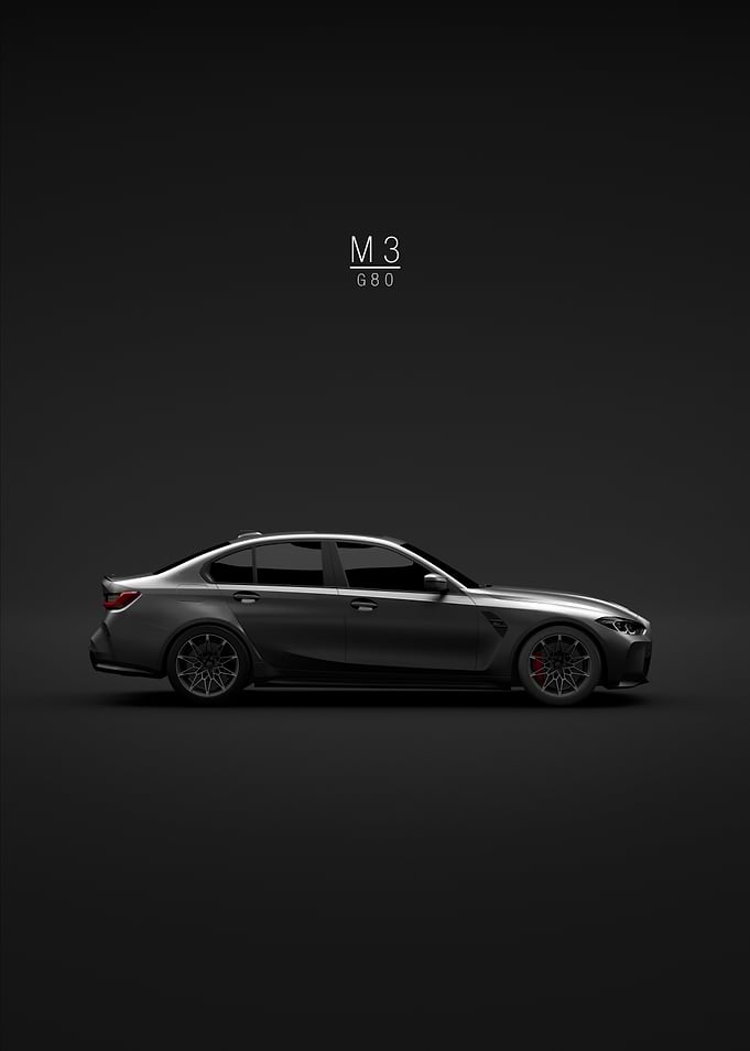 BMW M3 G80 Side View