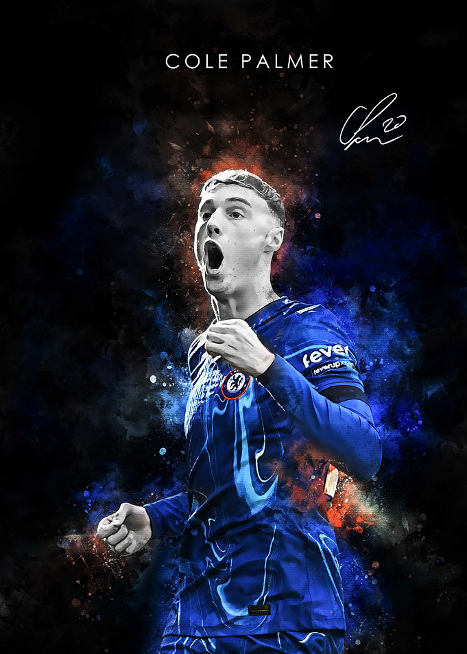 Cole Palmer Football Art