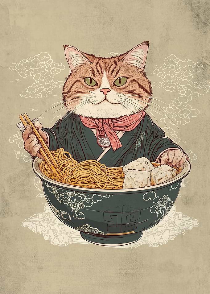 Cat Ramen Japan