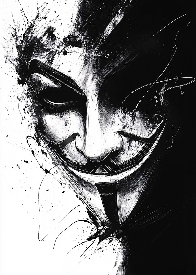 Anonymous Mask Art Vendetta