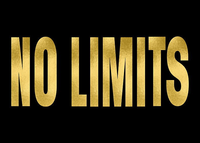No Limits Gold - Inspirational Quotes