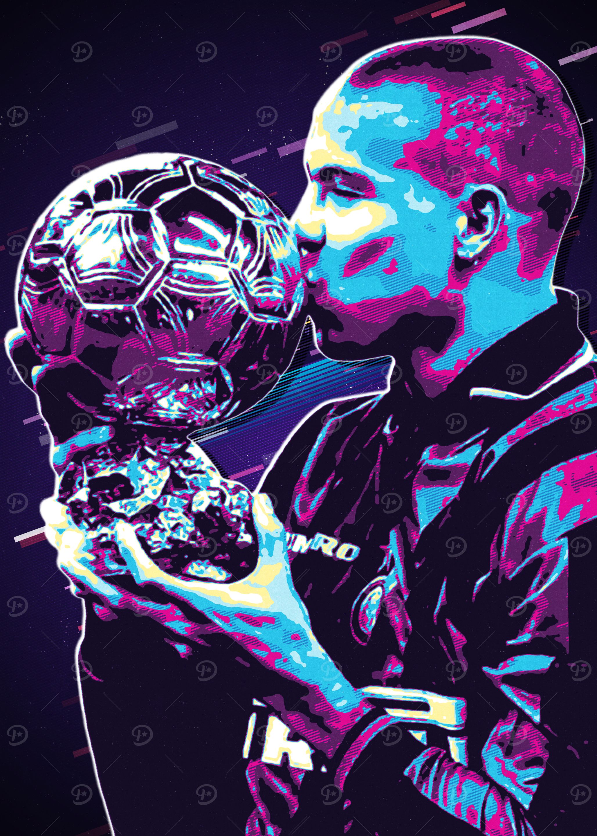 Ronaldo Player with Trophy