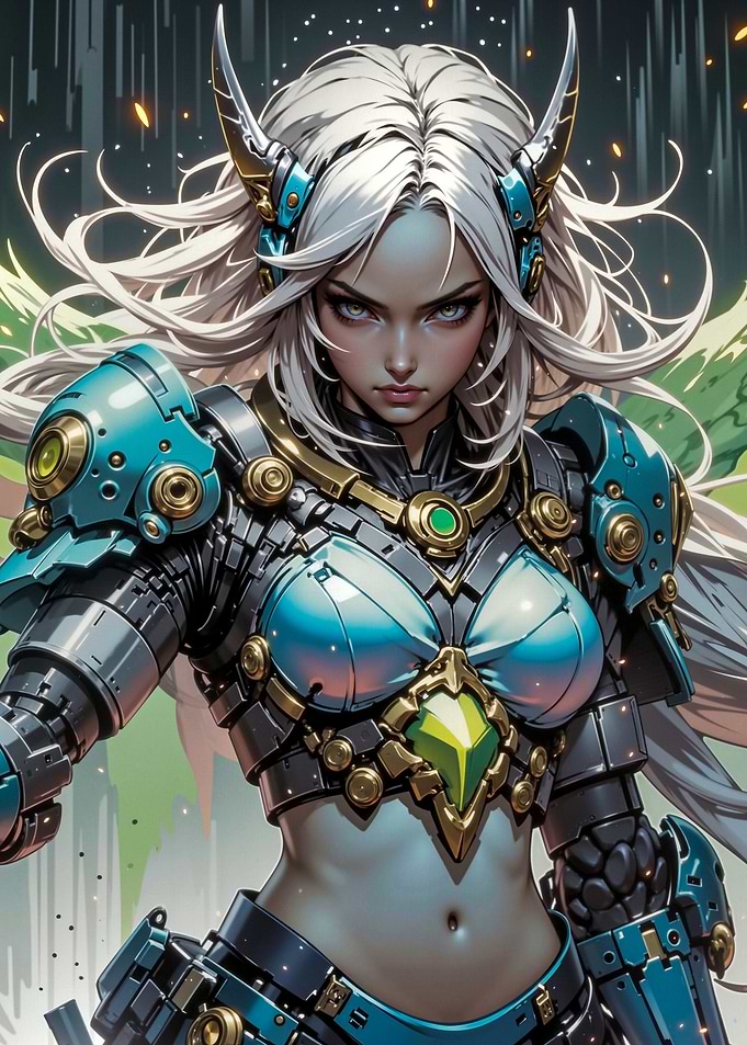 Cyberpunk Female Warrior Part 2