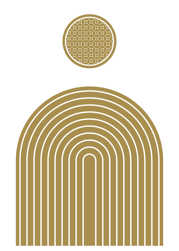 Gold Geometric Art Print
