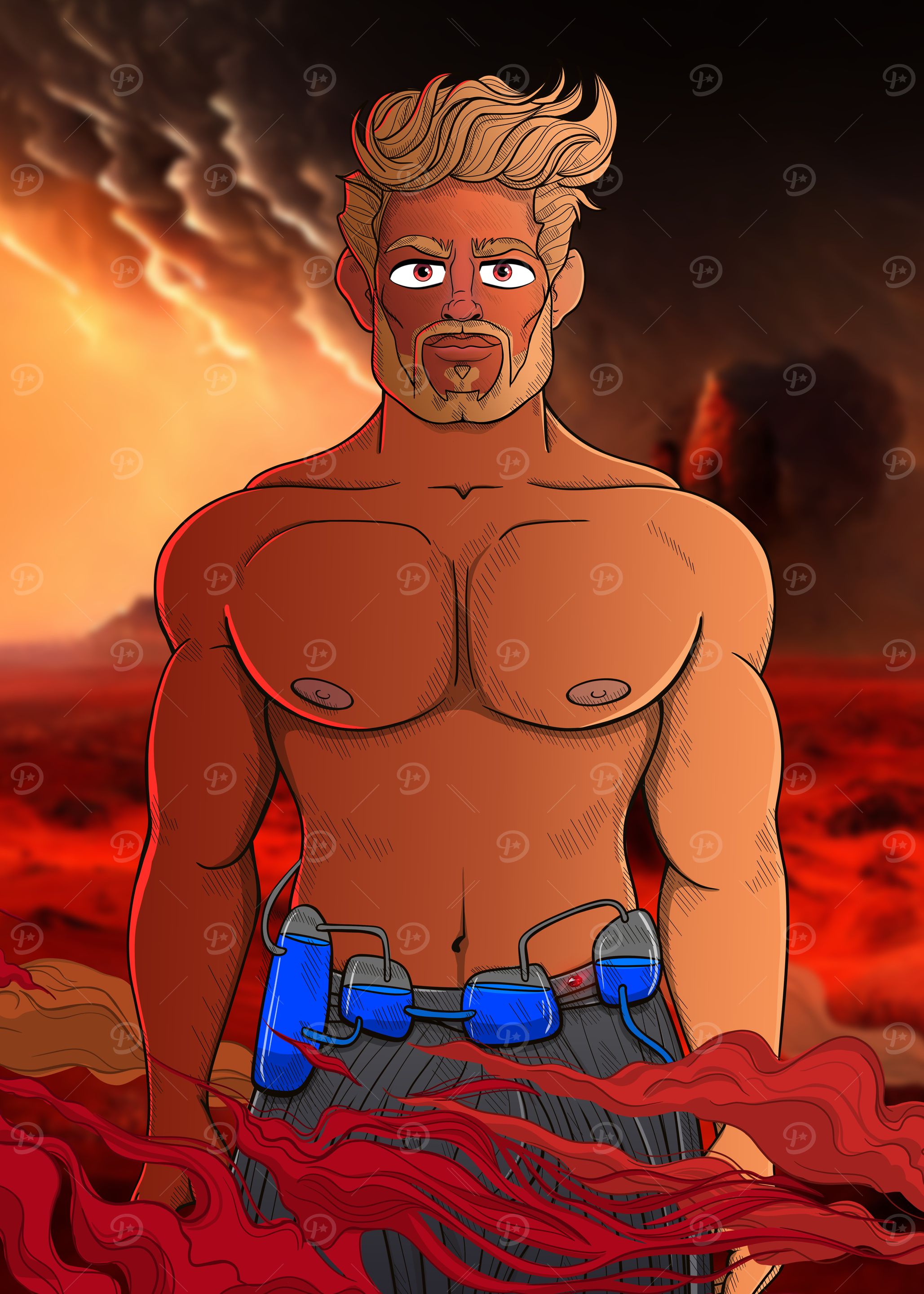 Galactic Gaylords: Shirtless Beefcake