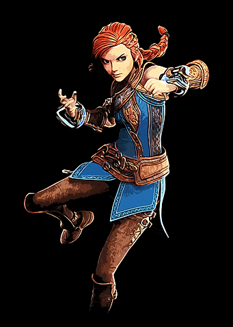 Red-Haired Female Warrior