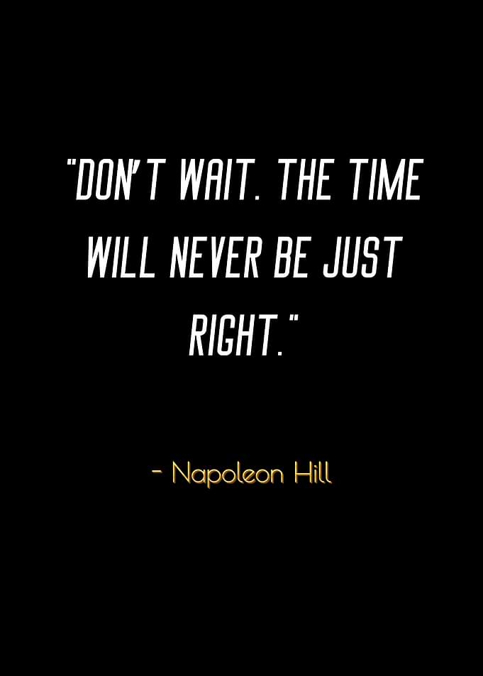 Napoleon Hill Quote