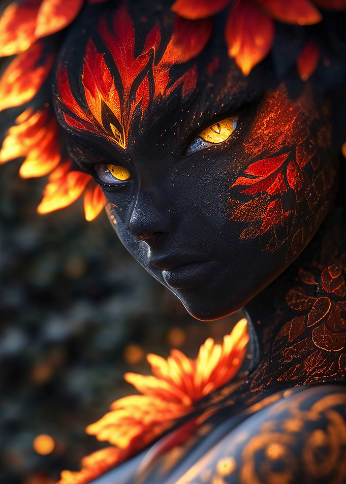 Fire Spirit Portrait