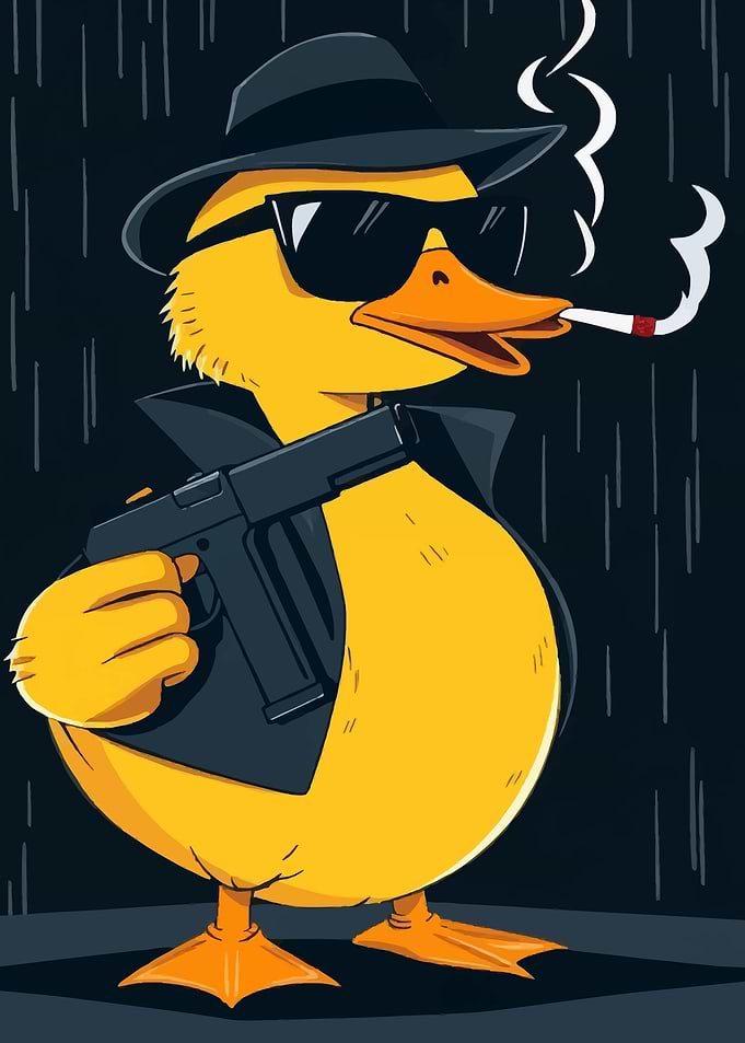 Duck in a Fedora