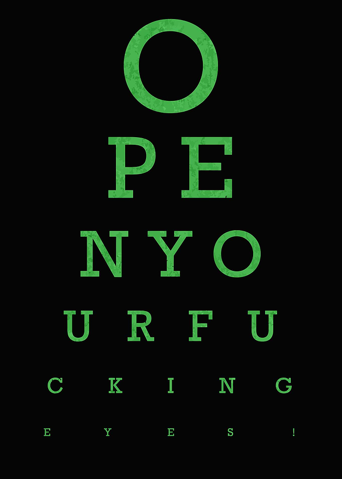 Eye Chart Poster