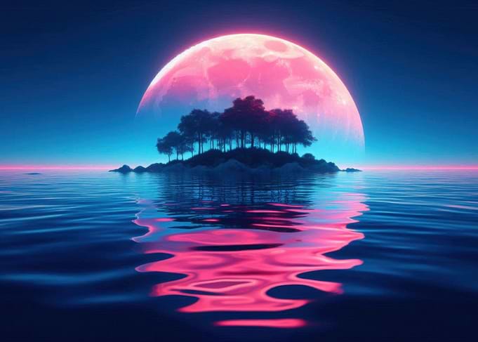 Pink Moon Island