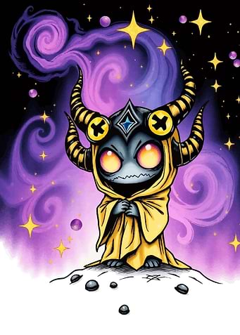 Cosmic Demon Illustration