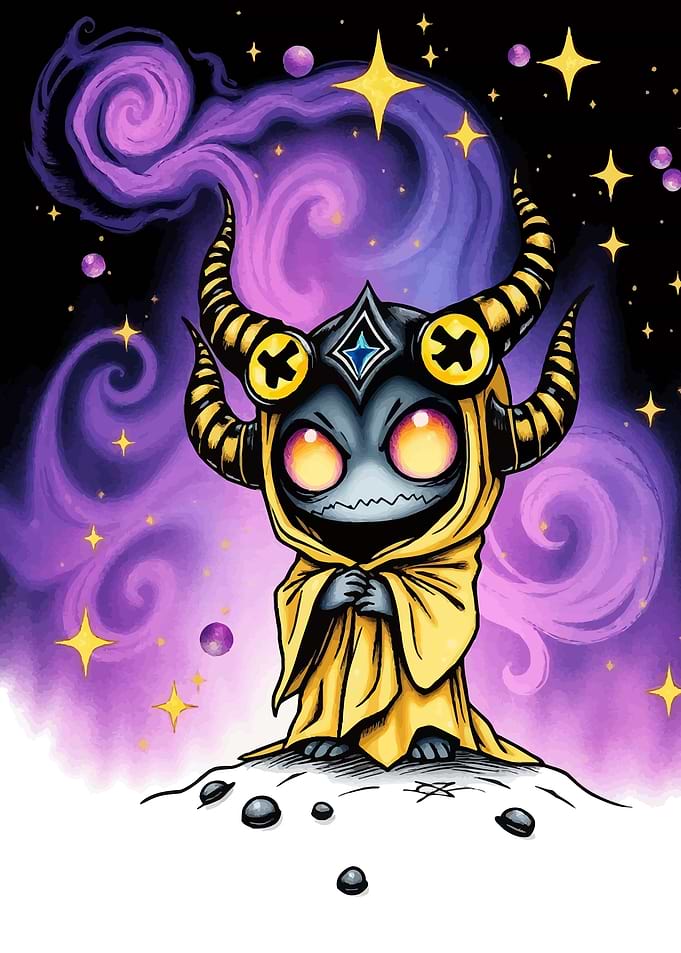 Cosmic Demon Illustration