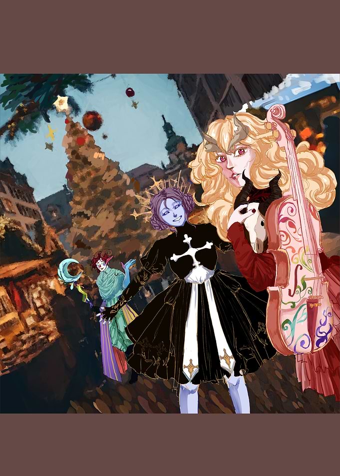 Fantasy Christmas Illustration